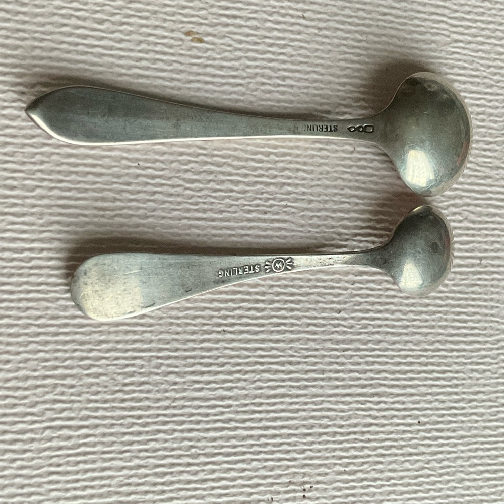 ANTIQUES FROM 1900s Sterling Silver Miniature CONDIMENT Measuring Spoons